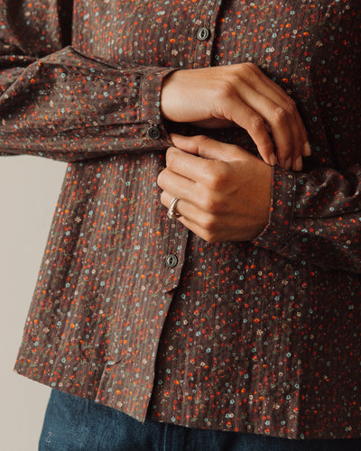 YMC Marianne Shirt, Multi Brown