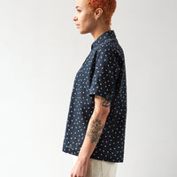 YMC Marianne Short Sleeve Shirt, Navy