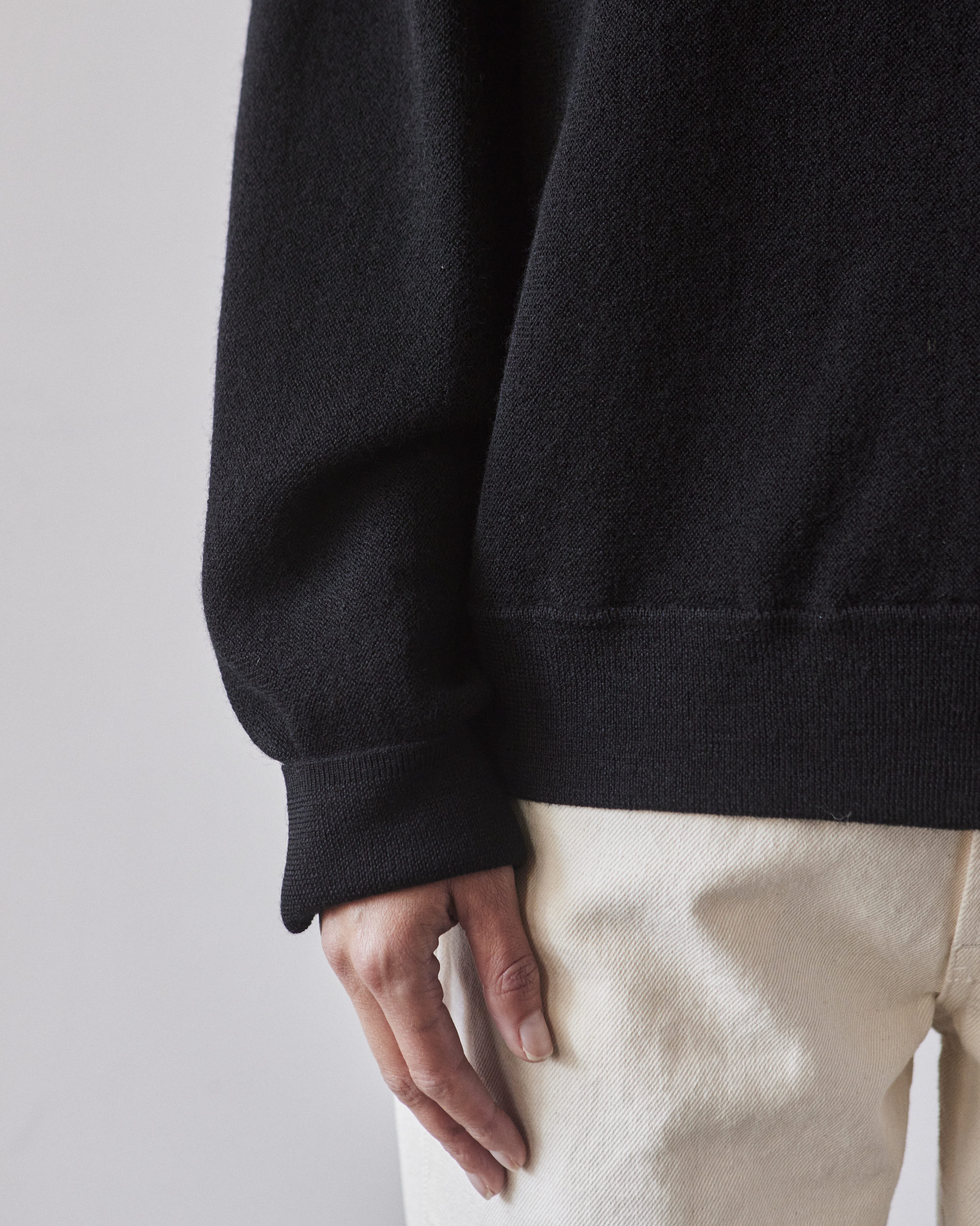 YMC Rat Pack Cardigan, Black – Glasswing