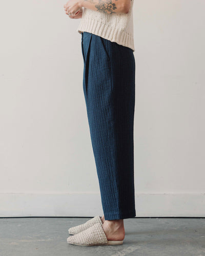 YMC Sashiko Handstitch Market Trouser,  Indigo