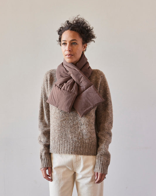 YMC Slot Scarf, Brown