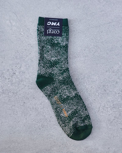 YMC Snowstorm Sock, Green