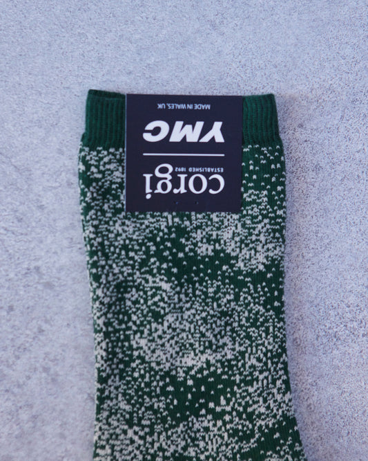 YMC Snowstorm Sock, Green