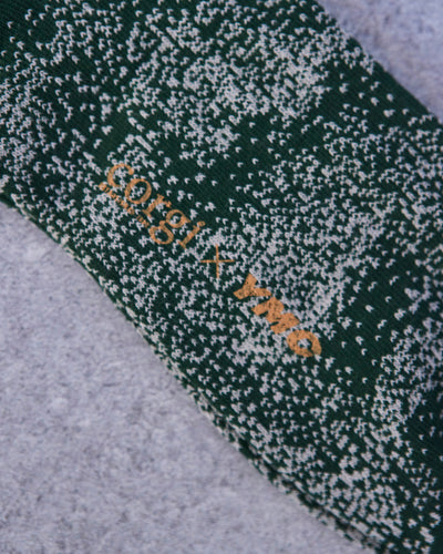 YMC Snowstorm Sock, Green