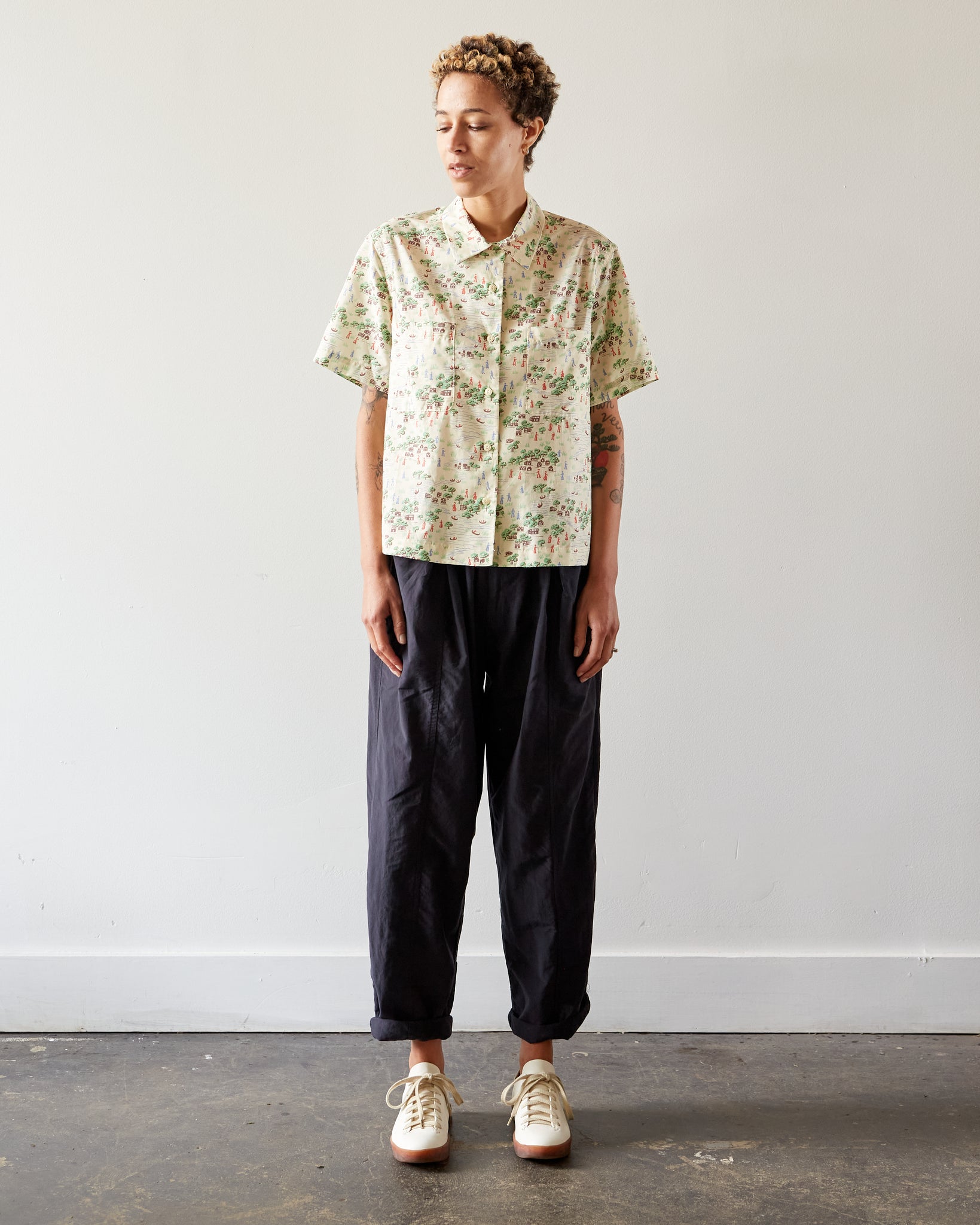 YMC Vegas SS Shirt, Multi | Glasswing