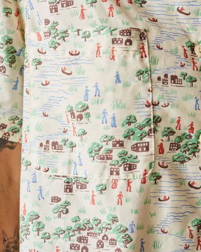 YMC Vegas SS Shirt, Multi