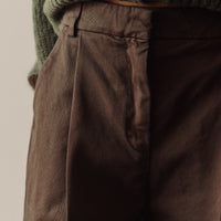 You Must Create Market Cotton Trouser, Brown