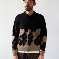 You Must Create Rat Pack Knit Cardigan, Black/Brown