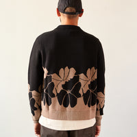 You Must Create Rat Pack Knit Cardigan, Black/Brown