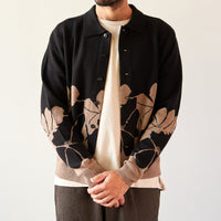 You Must Create Rat Pack Knit Cardigan, Black/Brown