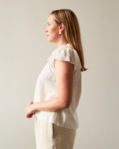 Zii Ropa Anette Top, White