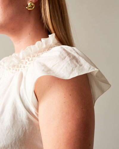 Zii Ropa Anette Top, White