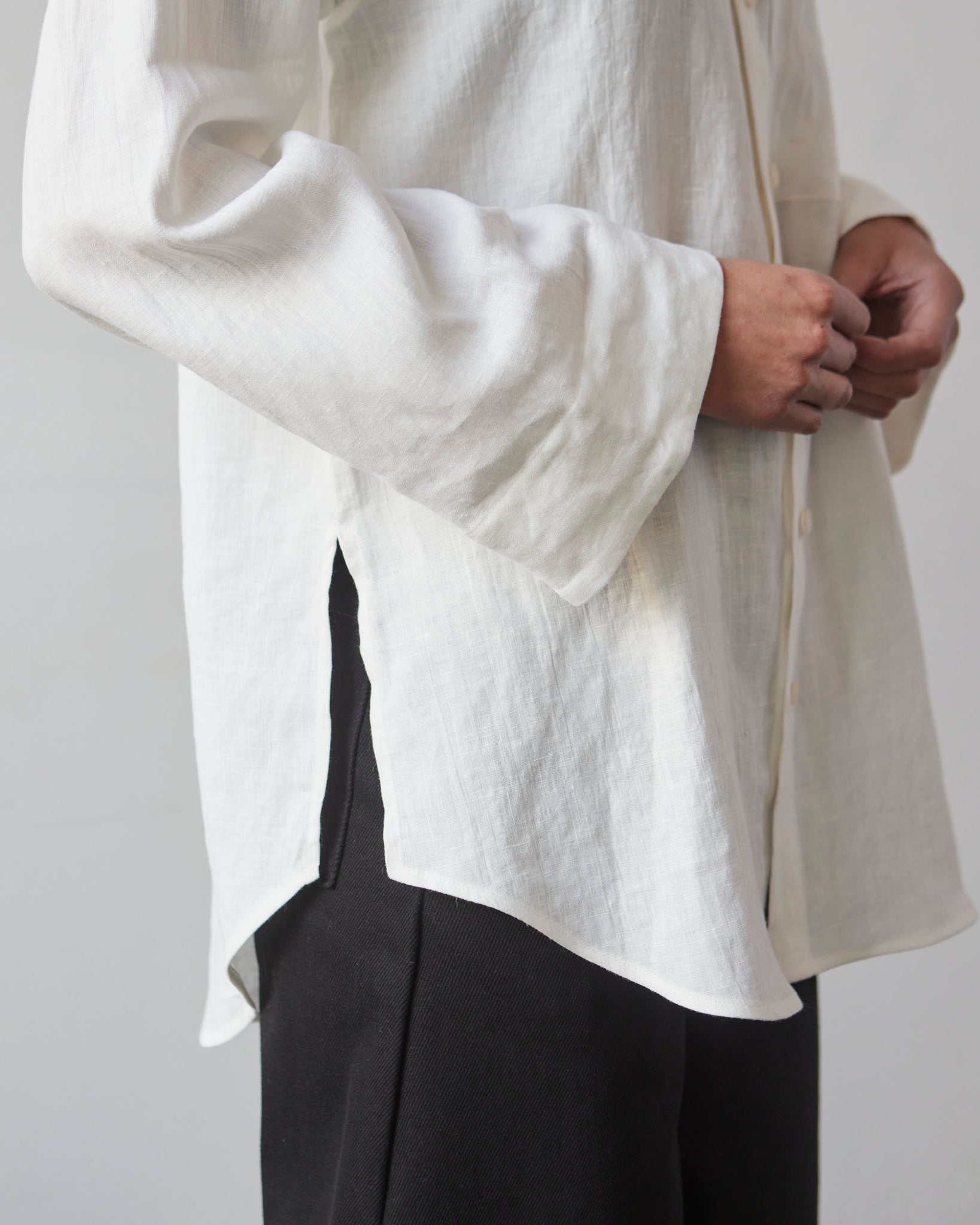 Zii Ropa Luc Shirt, White | Glasswing