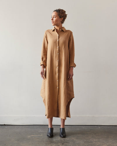 Zii Ropa Mandu Long Sleeve Dress, Almond