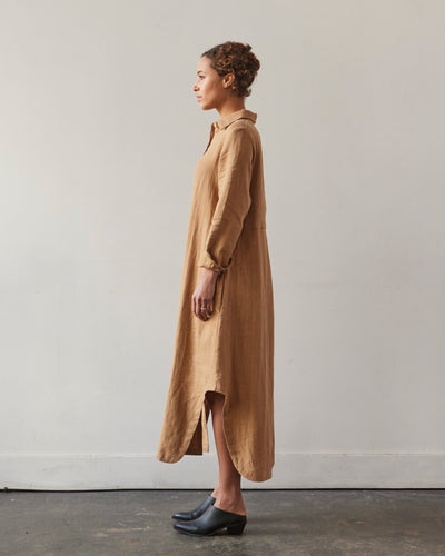 Zii Ropa Mandu Long Sleeve Dress, Almond