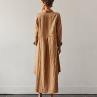 Zii Ropa Mandu Long Sleeve Dress, Almond