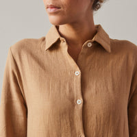Zii Ropa Mandu Long Sleeve Dress, Almond