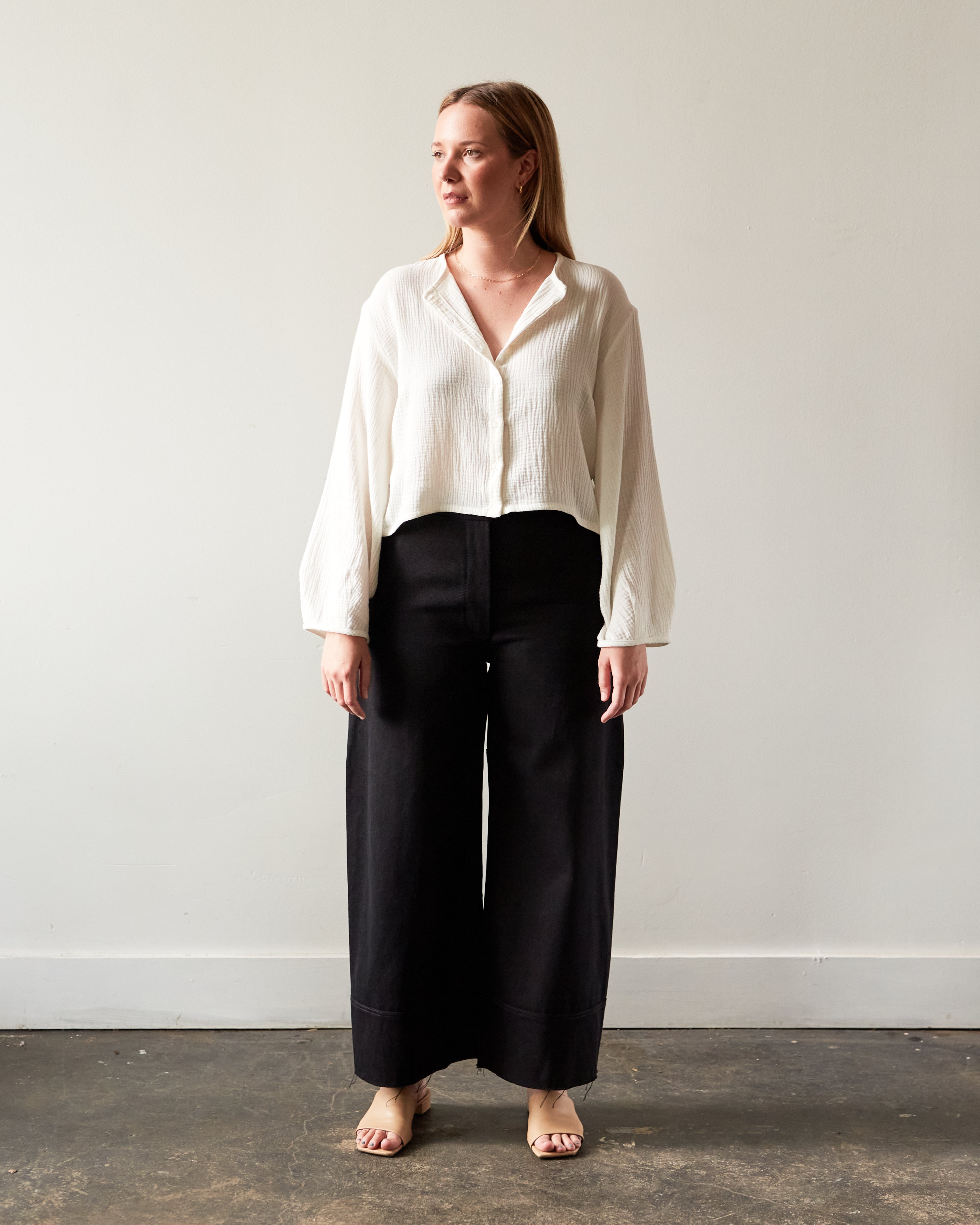 トップス ma Zii Ropa Mara Top, White – Glasswing