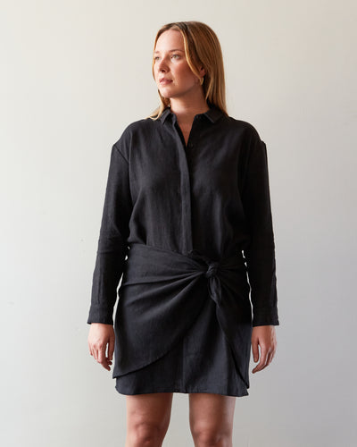 Zii Ropa Vane Longsleeve Dress, Black