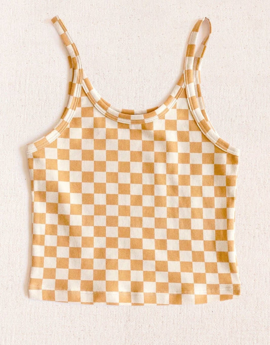 ARQ Crop Tank, Carrés