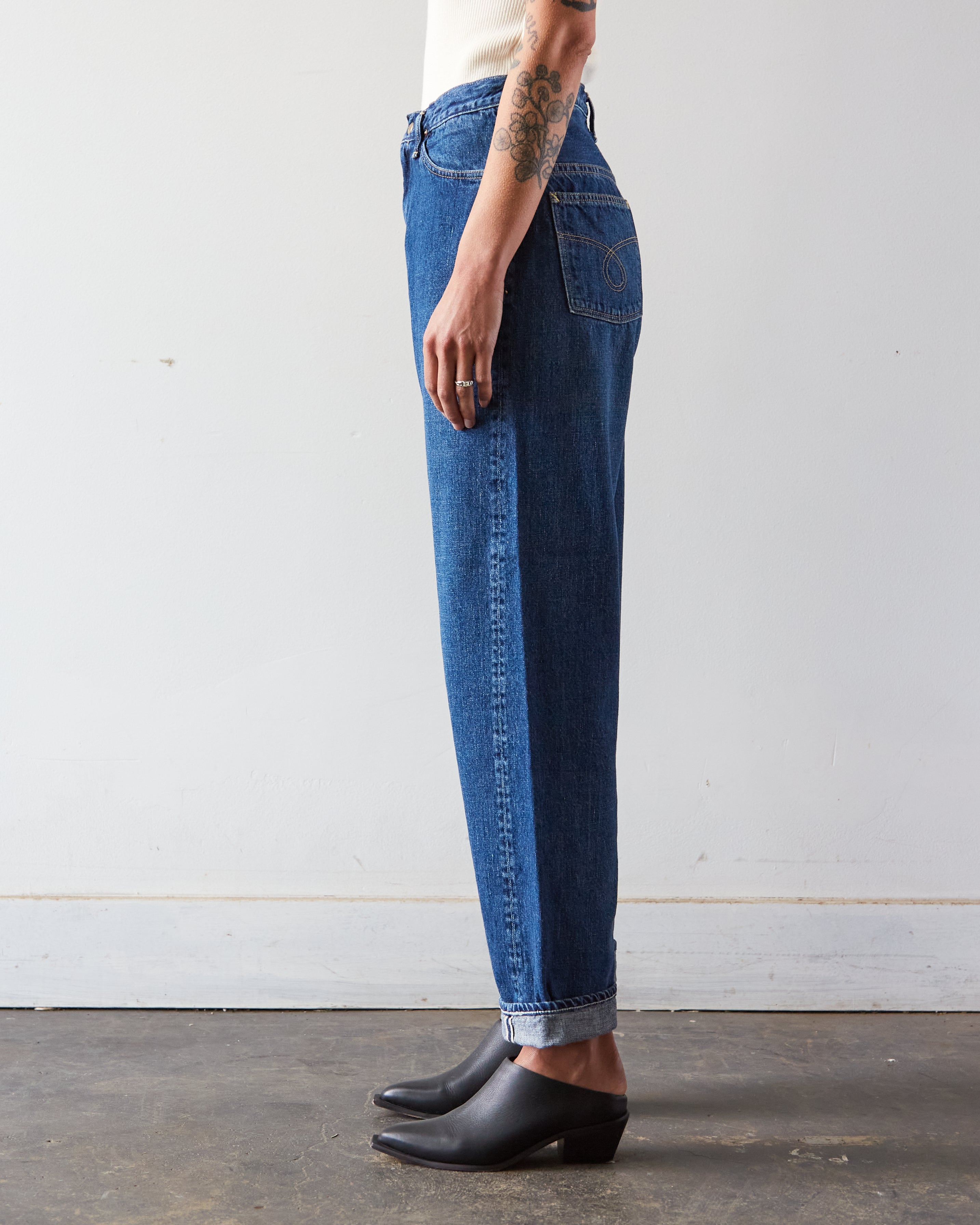 orSlow 104 High Rise Denim, Used Denim – Glasswing