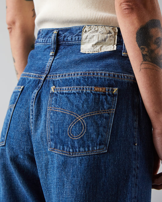 orSlow 104 High Rise Denim, Used Denim