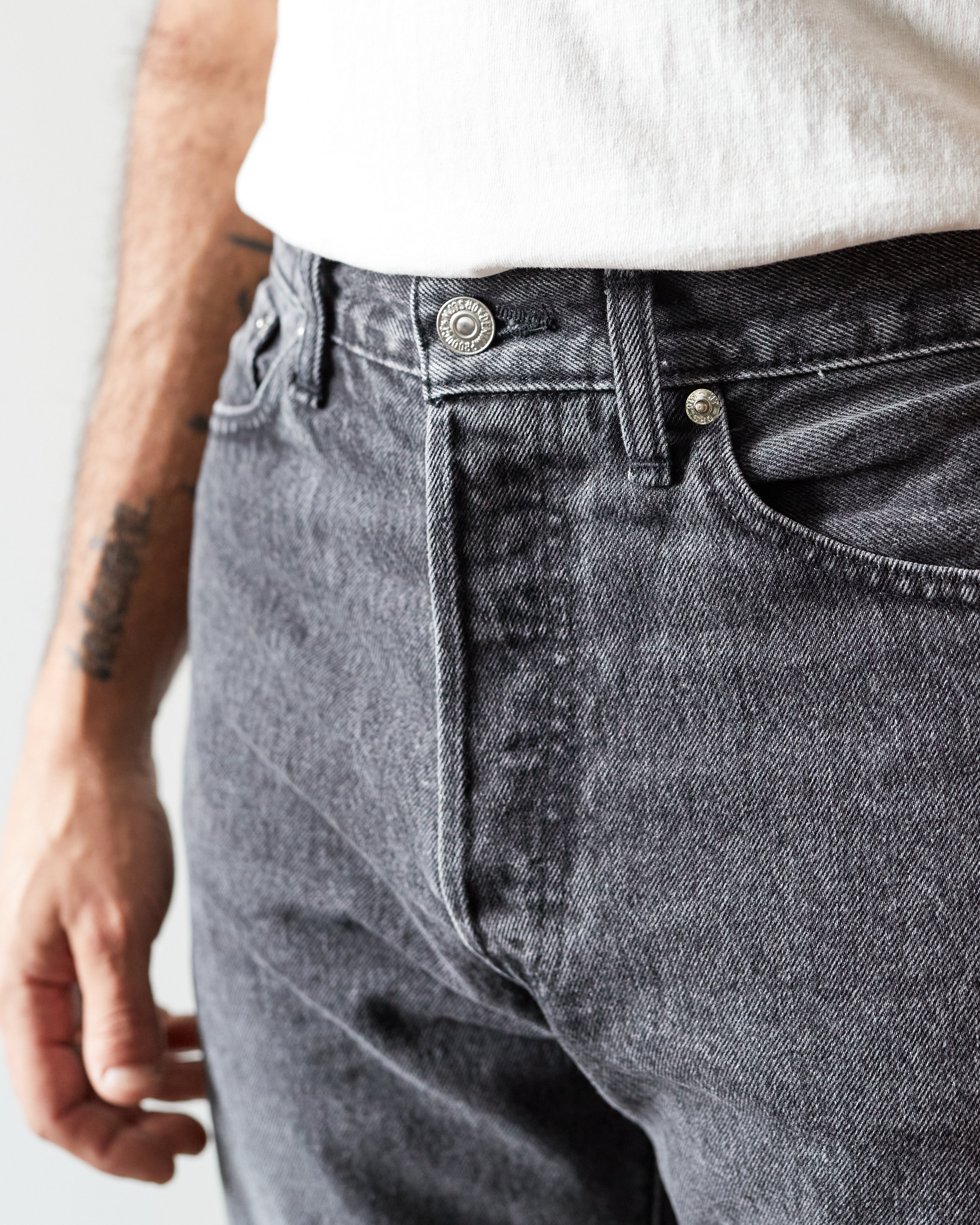 orSlow 105 90's Denim, Black Stone – Glasswing