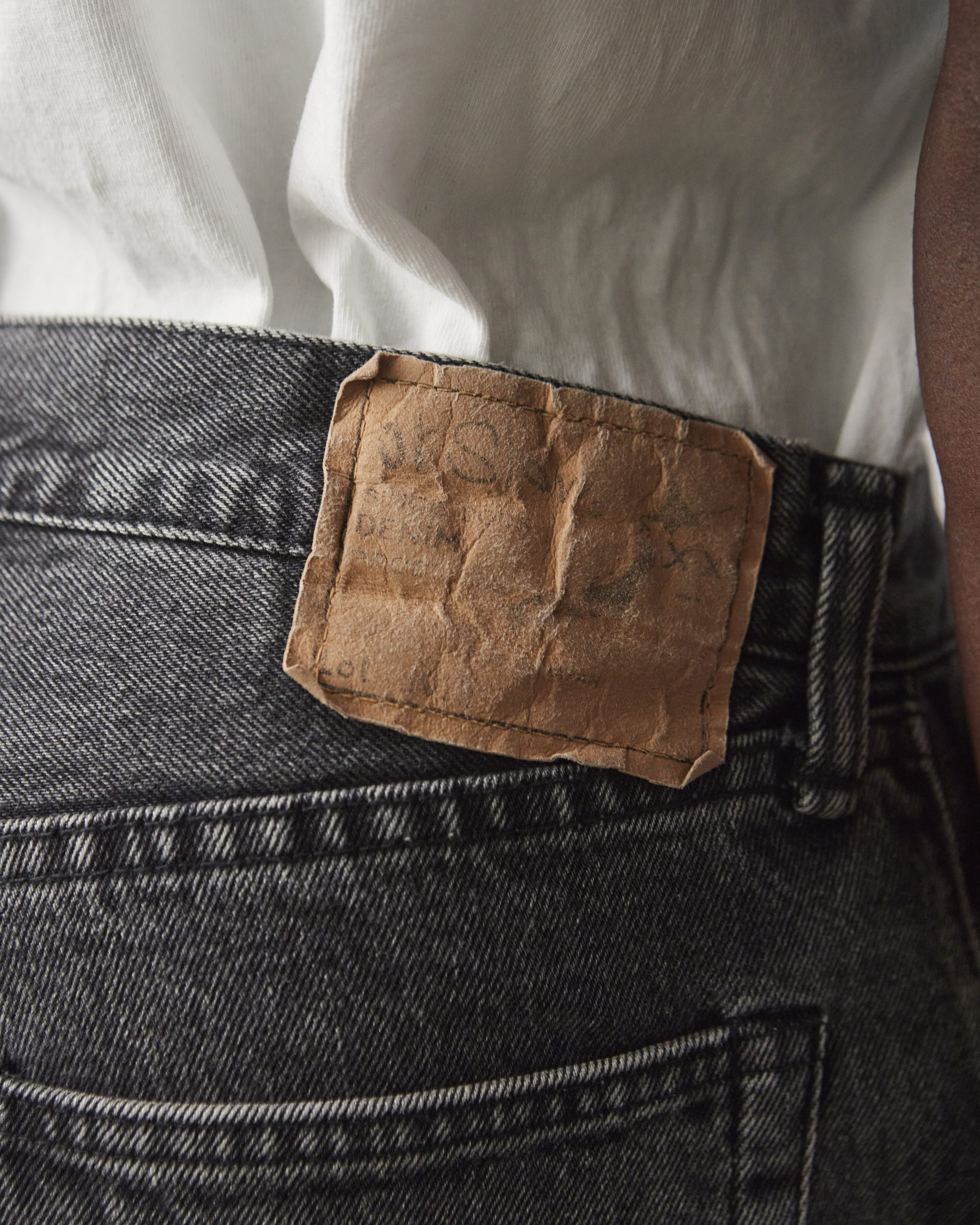 orSlow 107 Ivy Fit Denim, Black Denim Stone – Glasswing