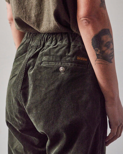 orSlow Corduroy New Yorker Pant, Army Green