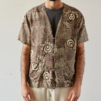 orSlow Hawaiian Cardigan, Turtle Print