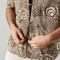 orSlow Hawaiian Cardigan, Turtle Print