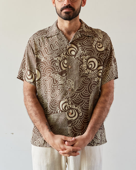 orSlow Hawaiian Shirt, Turtle Print