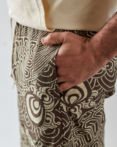 orSlow Hawaiian Shorts, Turtle Print
