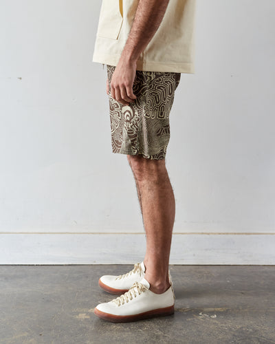 orSlow Hawaiian Shorts, Turtle Print