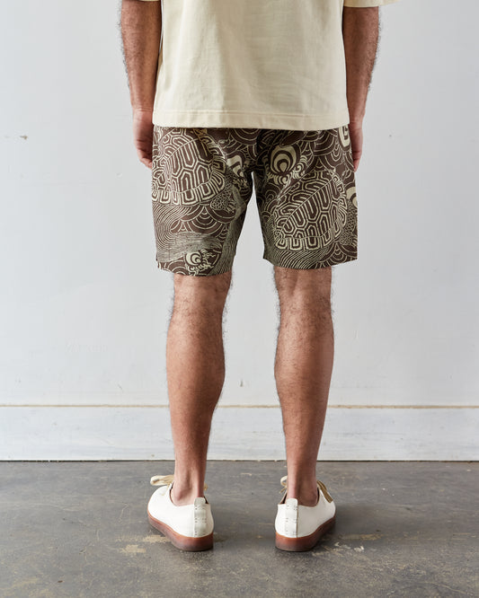 orSlow Hawaiian Shorts, Turtle Print