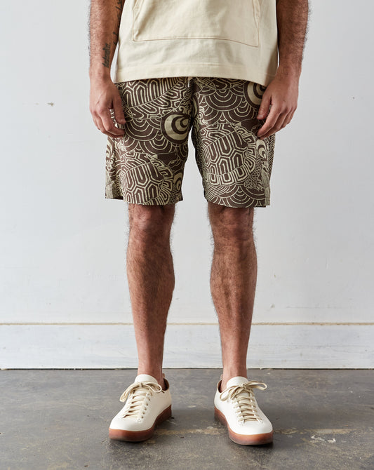 orSlow Hawaiian Shorts, Turtle Print