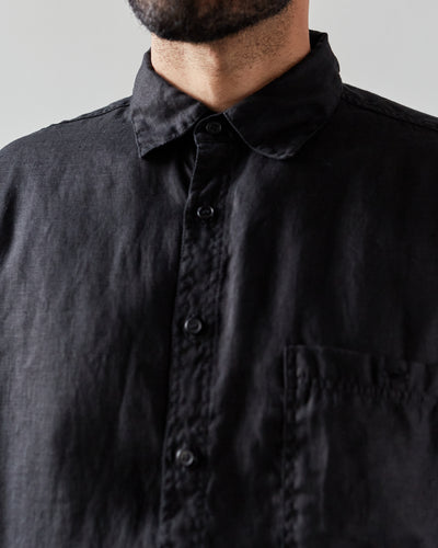 orSlow Loose Fit Short Sleeve Shirt, Black