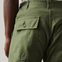 orSlow Regular Fit Fatigue Pant, Green