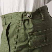 orSlow Regular Fit Fatigue Pant, Green