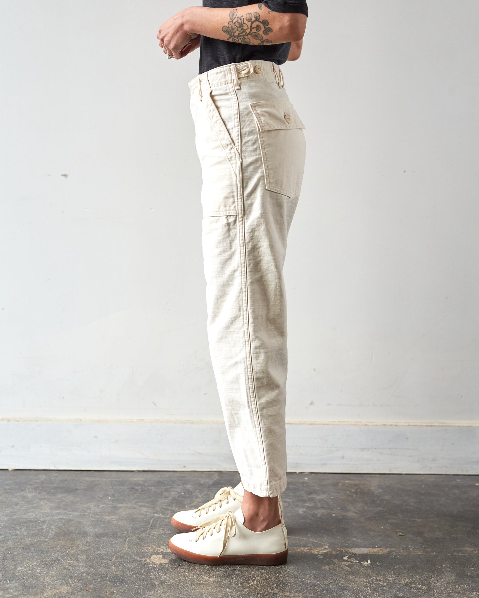 Christal Pull-on Pintuck Dress Pant | Miik | Sustainable women's fashion  made in Canada