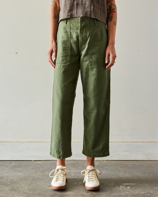 orSlow Short Length US Army Pants, Green