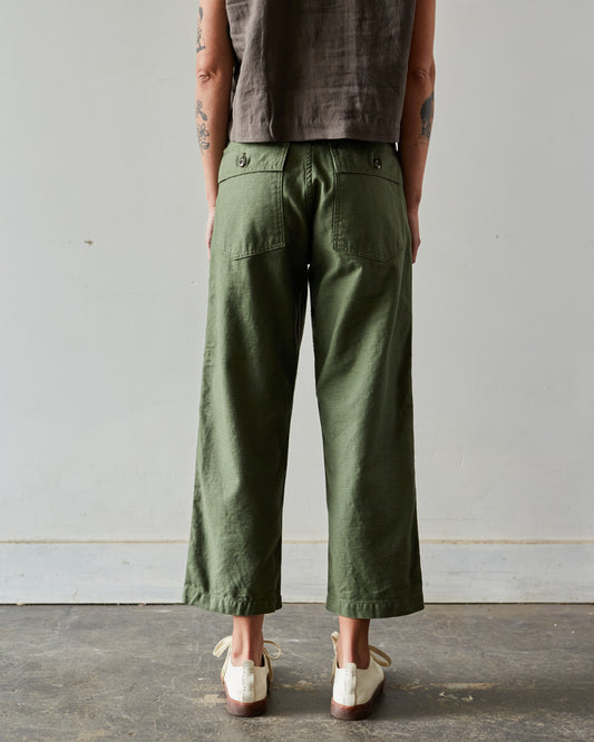 orSlow Short Length US Army Pants, Green