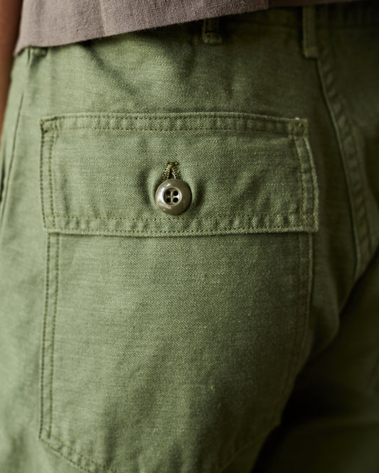 orSlow Short Length US Army Pants, Green