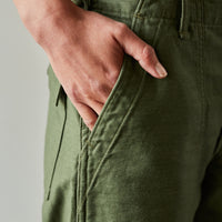 orSlow Short Length US Army Pants, Green