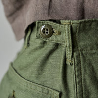 orSlow Short Length US Army Pants, Green