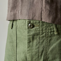 orSlow Short Length US Army Pants, Green