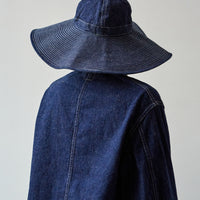 orSlow US Navy Wide Brim Hat, Denim One Wash