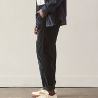 orSlow Unisex Corduroy French Work Pant, Navy