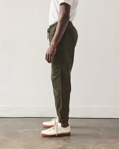 orSlow Unisex Corduroy New Yorker Pant, Army Green