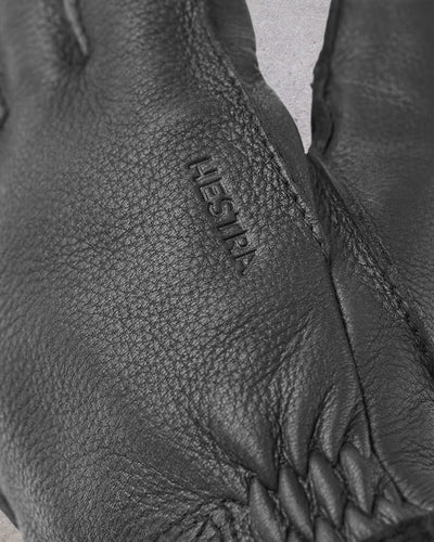 Hestra Deerskin Primaloft Rib Glove, Black